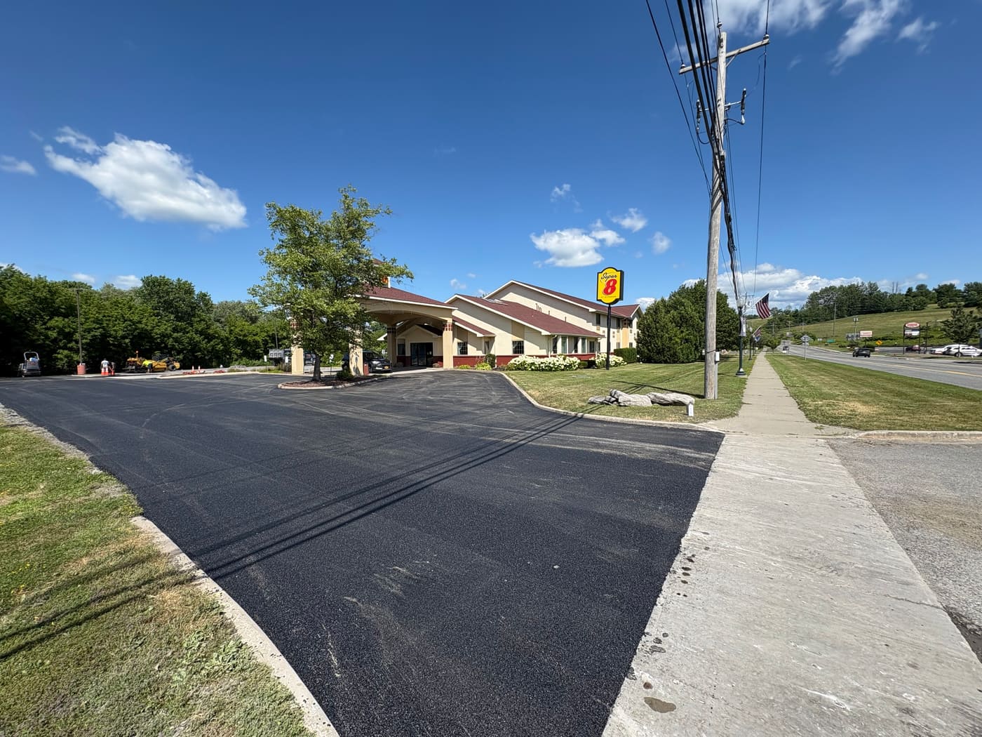 Commercial road paving in Arkansas