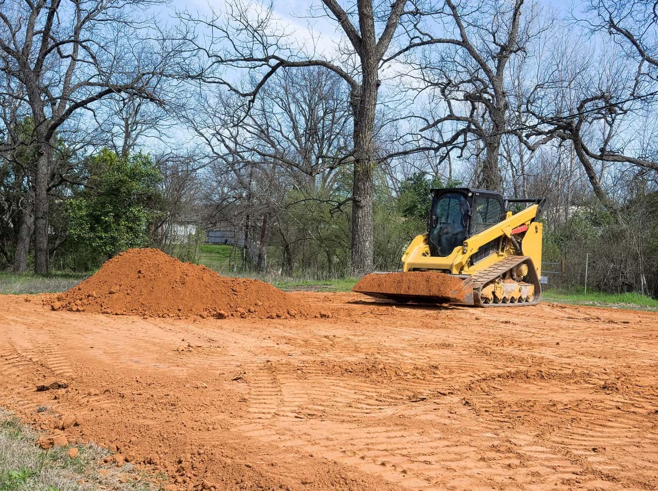 Dirt work on a private Arkansas drive